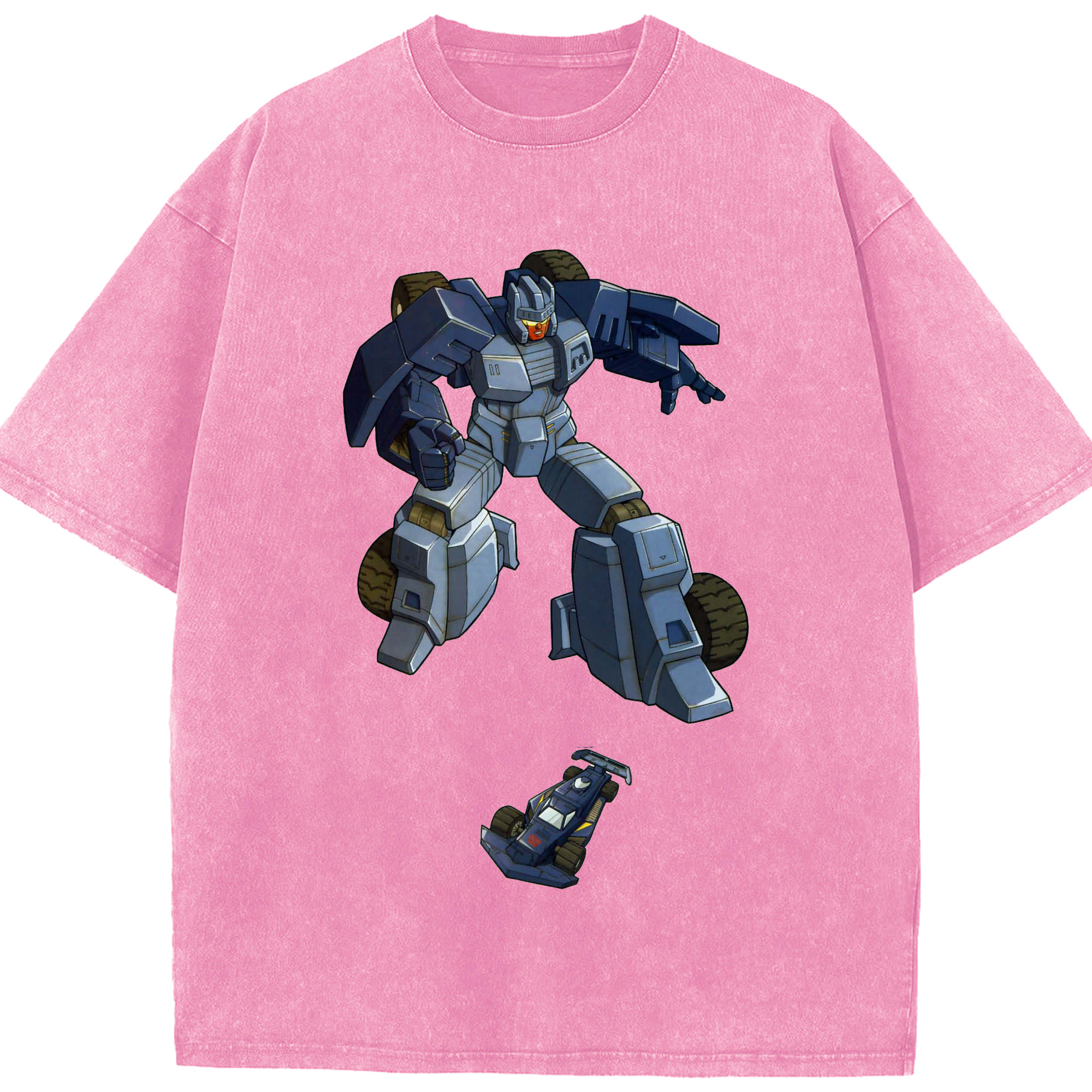 （画像用）  綿100% ヴィンテージ風 半袖Tシャツ（フロントプリント）